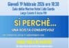 Anzio, 19 febbraio “Si perché”…una scelta consapevole