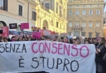 Roma, donne in piazza contro il ddl Bongiorno