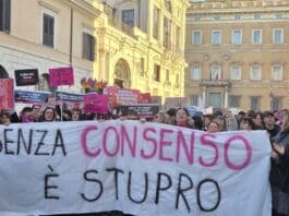 Roma, donne in piazza contro il ddl Bongiorno