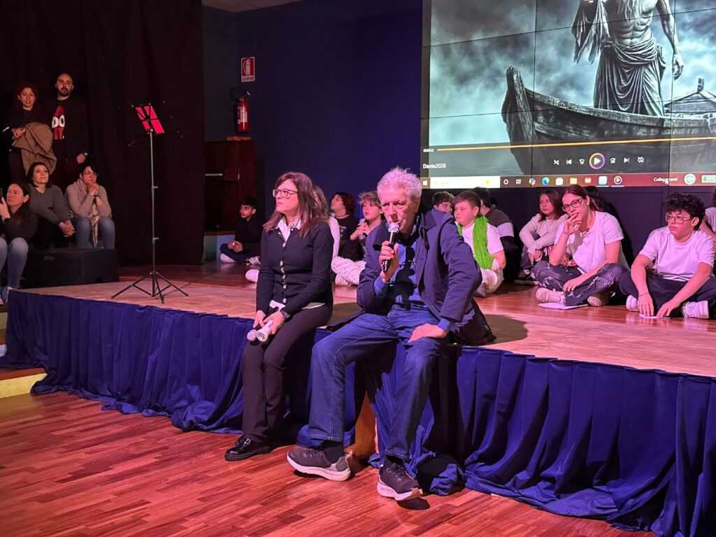 Dantedì all’IC Anzio V, un viaggio immersivo degli studenti nel genio di Dante 1