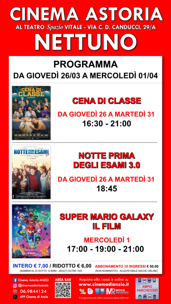Cinema Astoria, i film in programma ad Anzio e Nettuno dal 26 marzo al 1 aprile 6