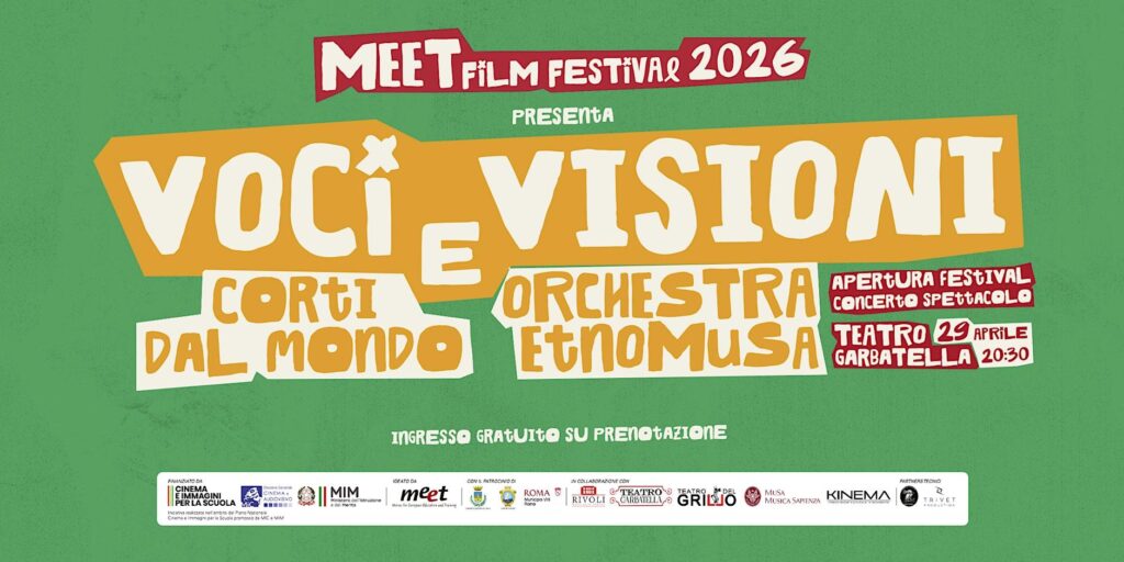 “Voci e Visioni”: a Garbatella l’inaugurazione del MEET Film Festival 2026 1