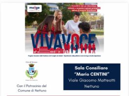 14 maggio, “Vivavoce”, in sala consiliare a Nettuno il progetto contro le dipendenze