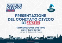 Anzio, il 12 maggio la presentazione di Progetto Civico Italia