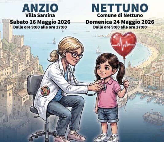 Nettuno, domenica 24 screening cardiologico gratuito per i bambini