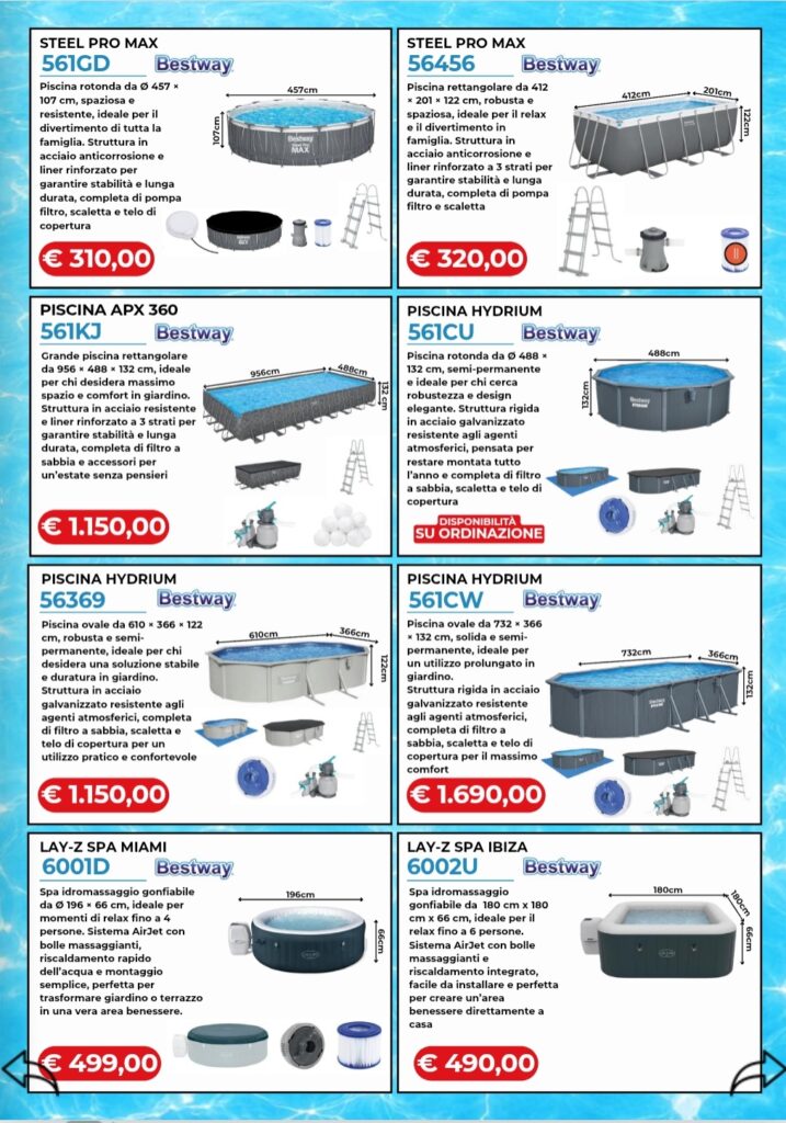 Ferramenta Brico Bonomi, nuove offerte: trattorini, tagliaerba, piscine, pellet 4