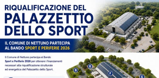 Riqualificazione del palazzetto dello sport, il Comune di Nettuno partecipa al bando sport e periferie