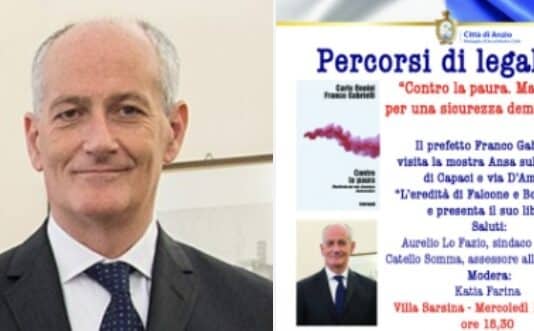 Anzio, mercoledì 17 giugno, Percorsi di legalità, il prefetto Gabrielli presenta “Contro la paura”