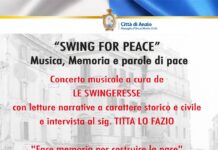 “Fare memoria per costruire la pace”, Swingeresse a Villa Sarsina Appuntamento il 4 giugno alle 18