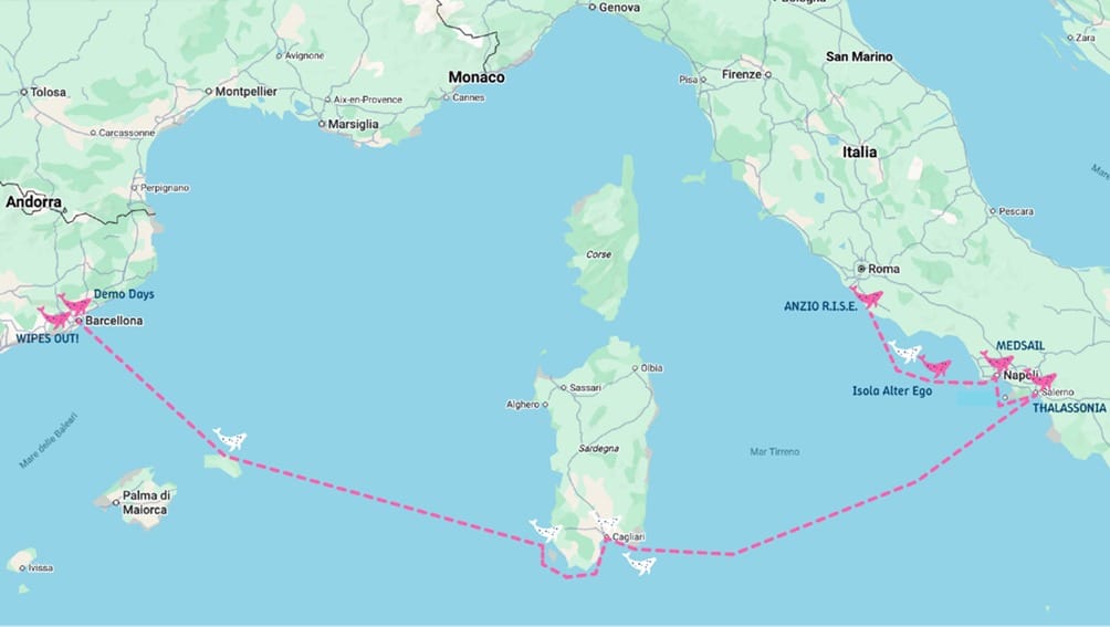 Anzio al centro della rete europea per la tutela del mare: il 28 giugno la partenza del PartArt4OW Sailing Lab 1