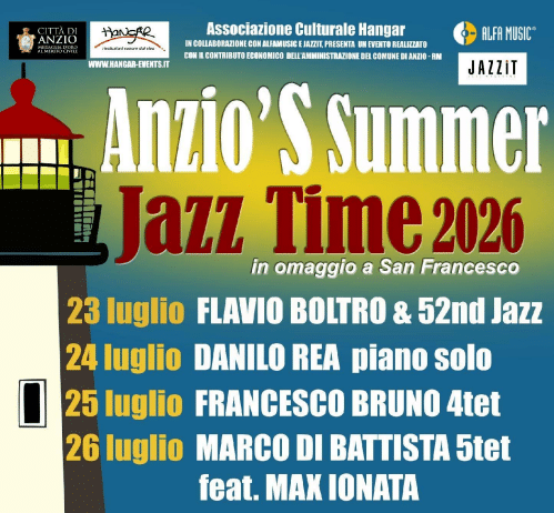 Dal 23 al 26 luglio, Anzio’s Summer Jazz Time 2026: nel nome di San Francesco