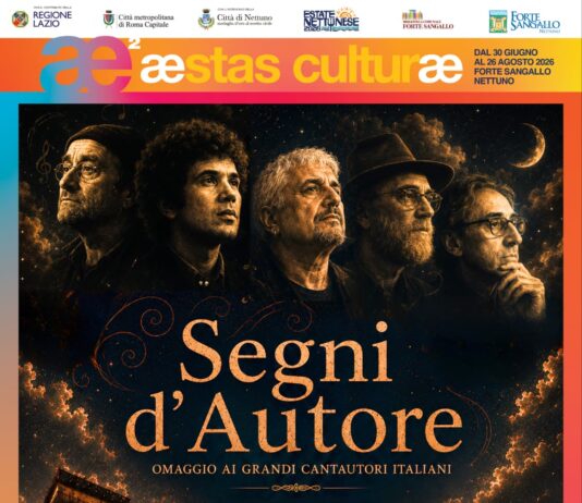 Nettuno, lunedì 6 luglio, “Segni d’Autore” omaggio ai grandi cantautori italiani