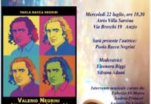 “Valerio Negrini attraverso i miei occhi”, la presentazione del libro a Villa Sarsina