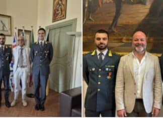 I sindaci di Anzio e Nettuno hanno salutato il comandante la Guardia di Finanza Cristiano Simonitti e accolto il nuovo comandante Diego Abbatiello In Libera Uscita 18