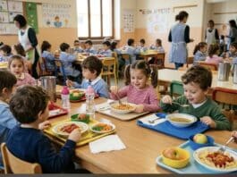 Nelle mense delle scuole di Roma, ‘cibo fresco e stop alla plastica’