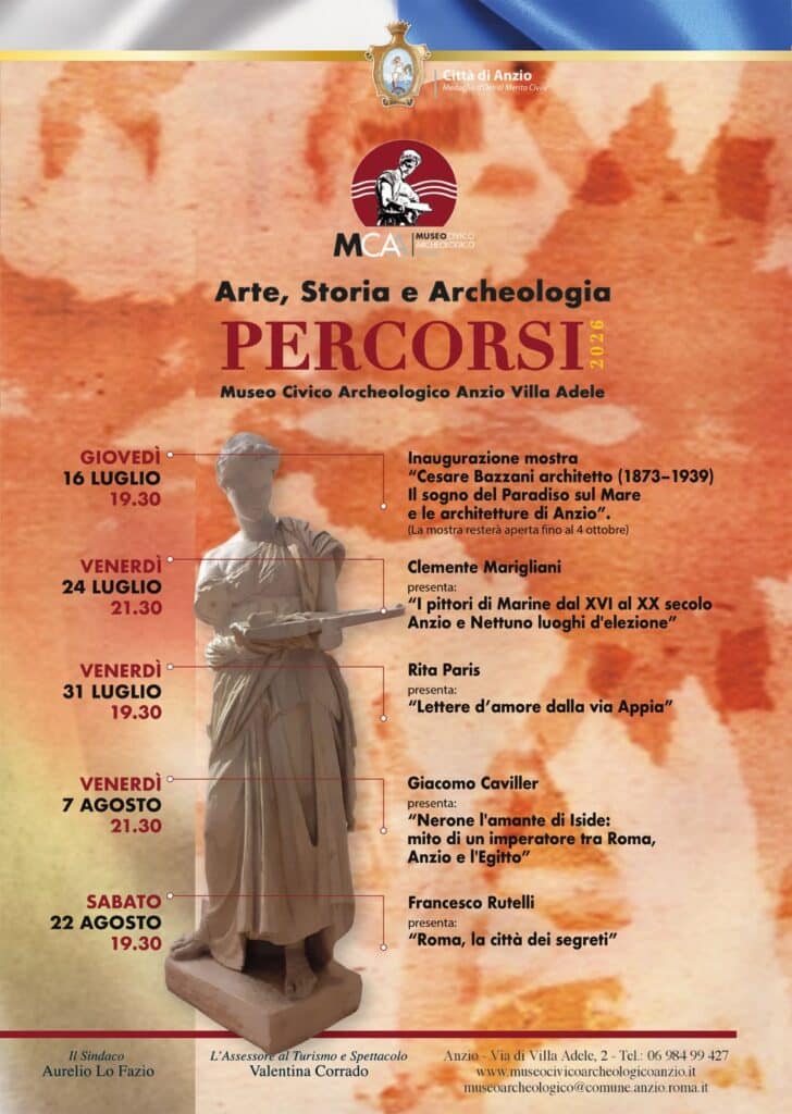 Anzio, A “Percorsi” la presentazione del volume “Lettere d’amore dalla via Appia” 1
