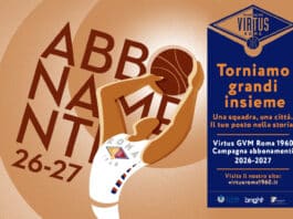 Virtus GVM Roma 1960, prende il via la Campagna Abbonamenti