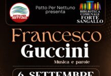 Nettuno, “Francesco Guccini-musica e parole”, domenica 6 settembre al forte Sangallo