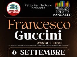 Nettuno, “Francesco Guccini-musica e parole”, domenica 6 settembre al forte Sangallo In Libera Uscita 3