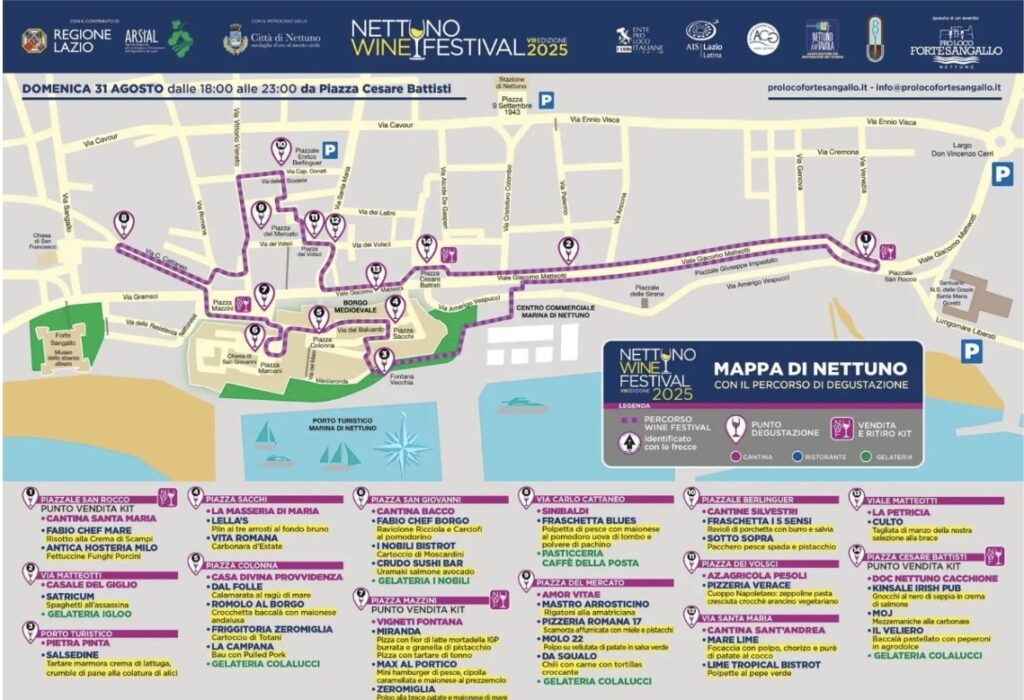 Oggi il Nettuno Wine Festival, un percorso enogastronimico di eccellenza 1