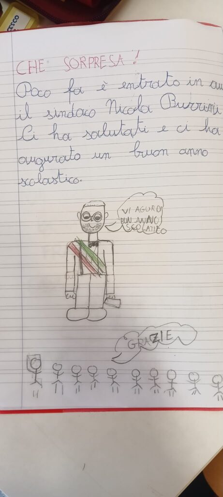 Primo giorno di scuola, il sindaco di Nettuno fa il giro delle classi 3