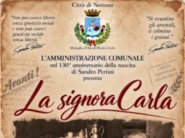 “La signora Carla”, a Nettuno un omaggio a Sandro Pertini nel 130° anniversario della nascita