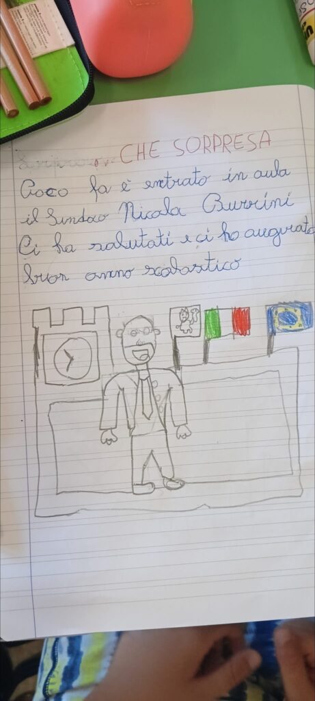 Primo giorno di scuola, il sindaco di Nettuno fa il giro delle classi 1