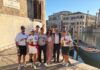 Nettuno alla Regata Storica di Venezia, l’equipaggio sul Canal Grande con le casacche del baseball In Libera Uscita 21