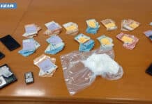 Valmontone, “sweet delivery” della cocaina. Sequestrati mezzo chilo di droga e 10mila euro