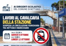 Abbattimento del cavalcavia, traffico ferroviario sospeso tra Nettuno e Marechiaro per 4 giorni