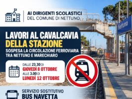 Abbattimento del cavalcavia, traffico ferroviario sospeso tra Nettuno e Marechiaro per 4 giorni