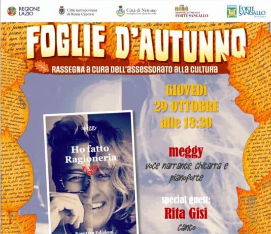 Nettuno, giovedì 29: Musica letteratura e fotografia protagoniste di foglie d’autunno