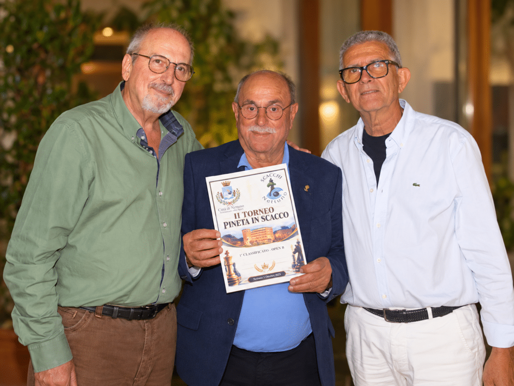 Nettuno, città degli scacchi: successo per il II Torneo “Pineta in Scacco” 2 Nettuno, città degli scacchi: successo per il II Torneo “Pineta in Scacco” 2