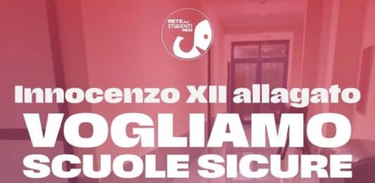 Anzio, allagato l’Innocenzo XII°, la Rete degli Studenti proclama lo sciopero lunedi 12 ottobre